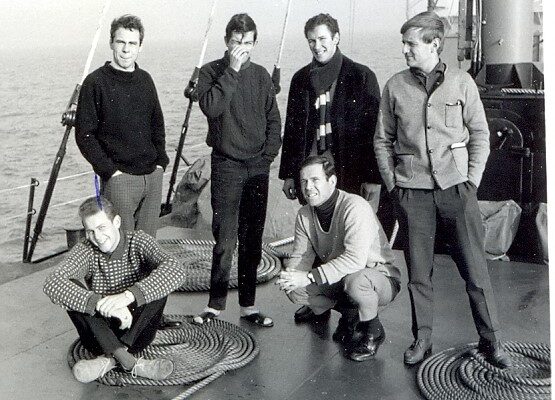 De eerste deejays van Radio Dolfijn (11 november 1966)